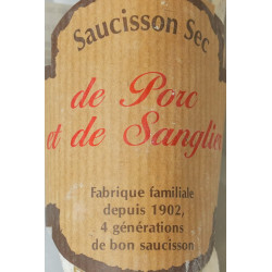 Saucisson sec au sanglier, 200g env., la piece | Saucisson