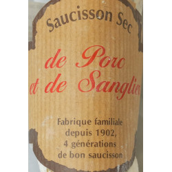 SAUCISSON SEC AU SANGLIER, 200G ENV., LA PIECE