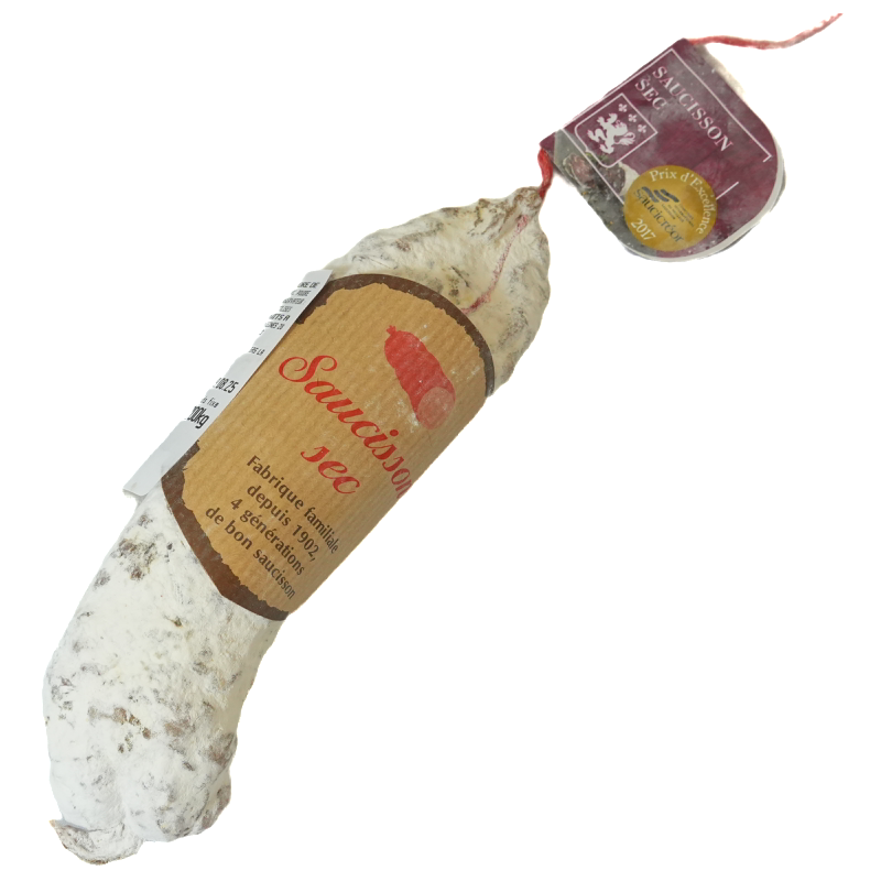 SAUCISSON SEC, 200G ENV., LA PIECE