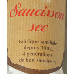 SAUCISSON SEC, 200G ENV., LA PIECE