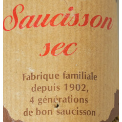 SAUCISSON SEC AUX HERBES DE PROVENCE, 200G ENV., LA PIECE