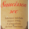 SAUCISSON SEC AUX HERBES DE PROVENCE, 200G ENV., LA PIECE