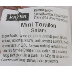 Salami Kringel (en tortillon), 100 g