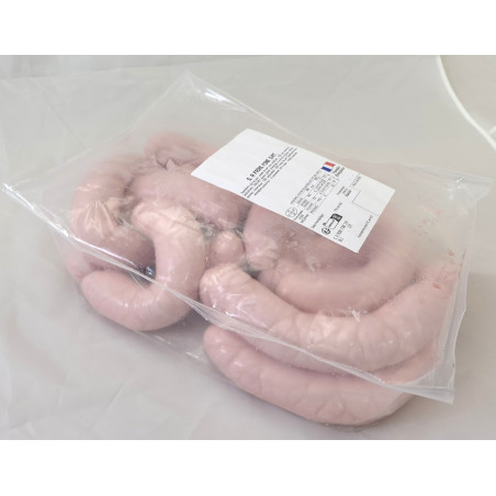 SAUCISSE A FRIRE FINE, SACHET DE 15 PIECES, 2 KG