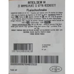 Fleischschnacka, en sachet sous vide de 900 g