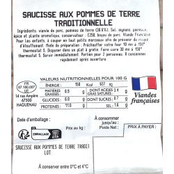 Saucisse de Pommes de Terre | Charcuterie