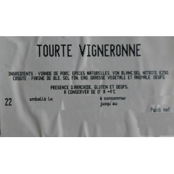 Tourte Vigneronne