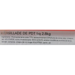 Persillade de Pomme de terre, par 2,8 kg