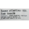 Saumon fumé tranché Atlantique