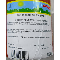 Filet de Bacon, pièce de 1kg