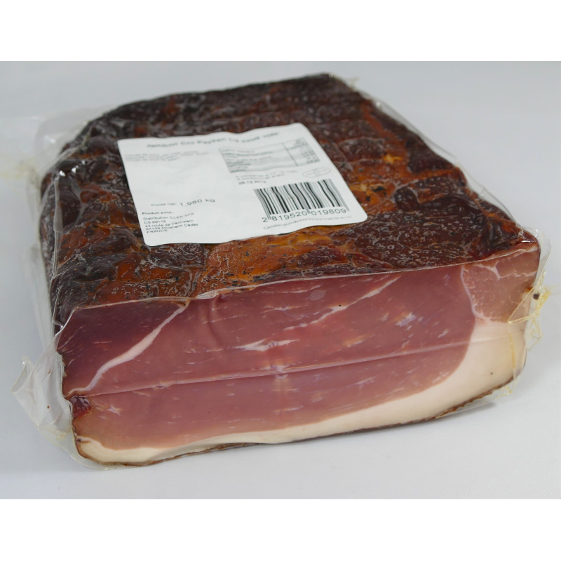 Jambon Cru Paysan 1/2, pièce de 1,9 kg minimum