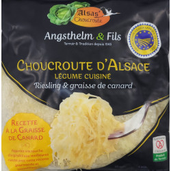 Choucroute d'Alsace au Riesling et à la graisse de canard, sachet de 500 g