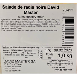 Salade de Radis Noirs sans conservateurs, pot de 1 kg