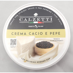 CREMA CACIO E PEPE (CREME AU FROMAGE ET POIVRE), 125 G