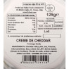 CREMA DI CHEDDAR (CREME DE CHEDDAR), 125 G