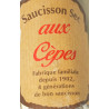 SAUCISSON SEC AUX CEPES, 200G ENV., LA PIECE