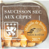 SAUCISSON SEC AUX CEPES, 200G ENV., LA PIECE